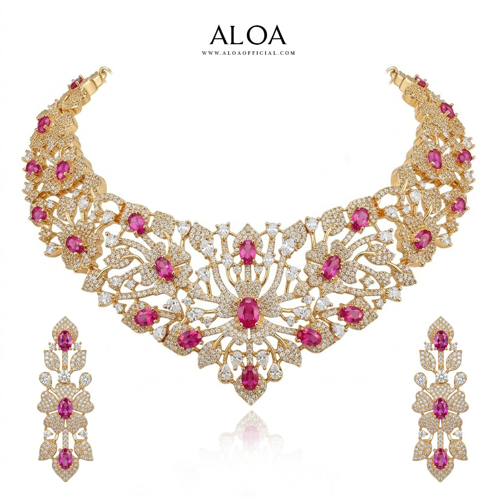 Ruby Blossom Set
