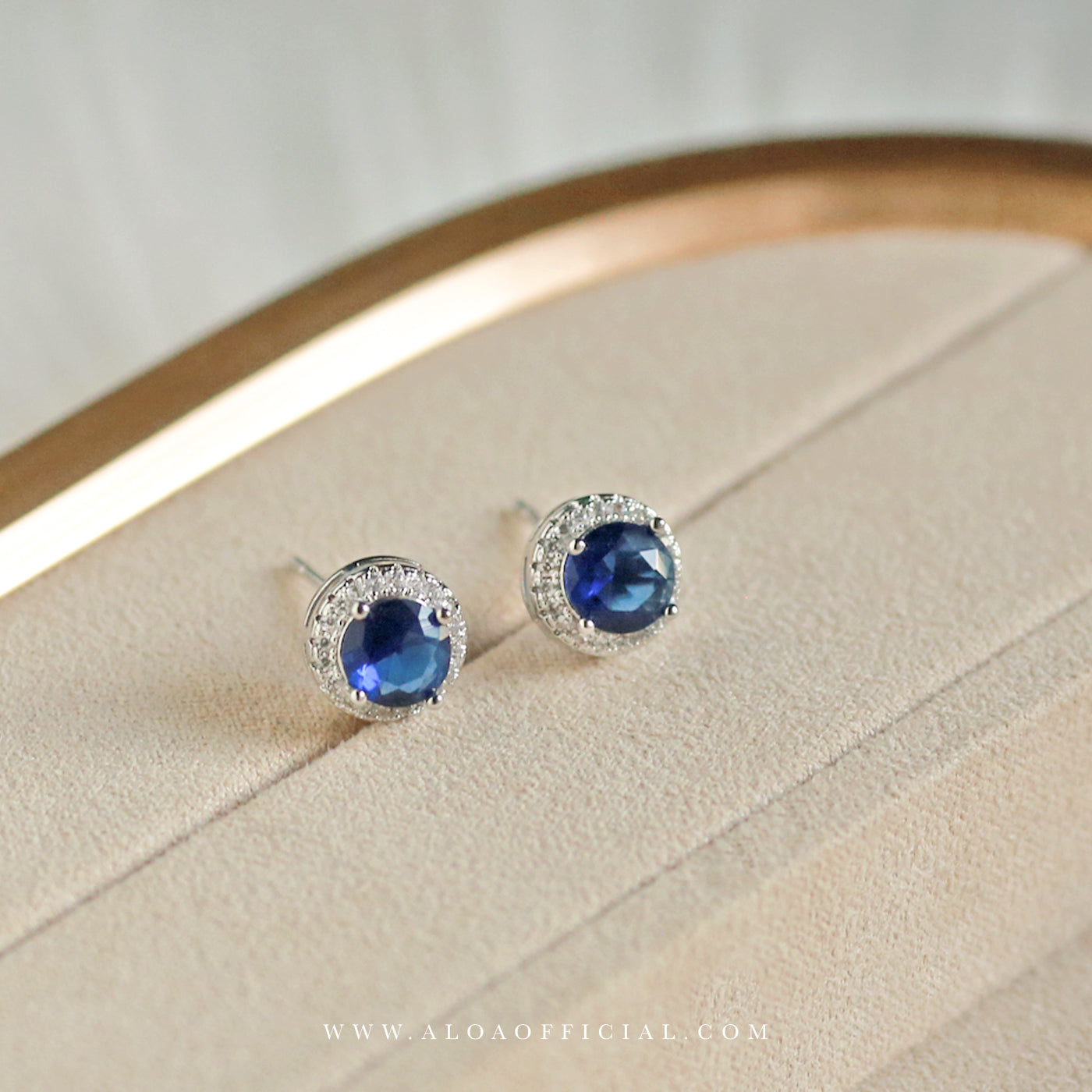 Blue Dainty Studs