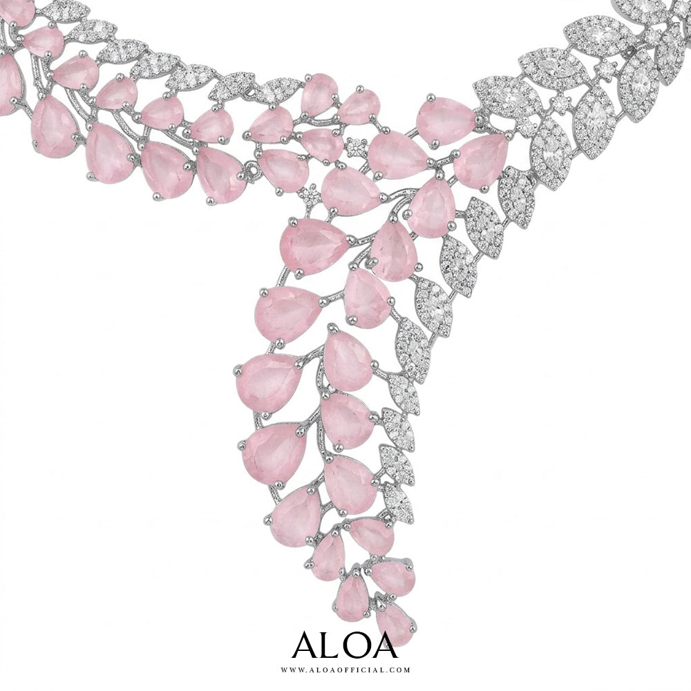 Blush Vine Necklace Set