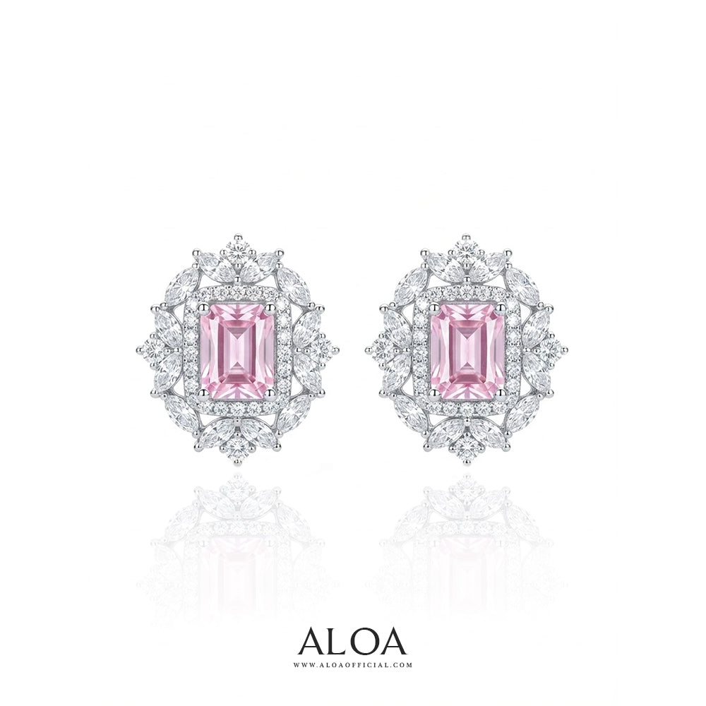 Pink CZ Studs