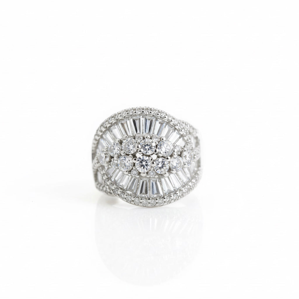 Classic CZ Adjustable Ring