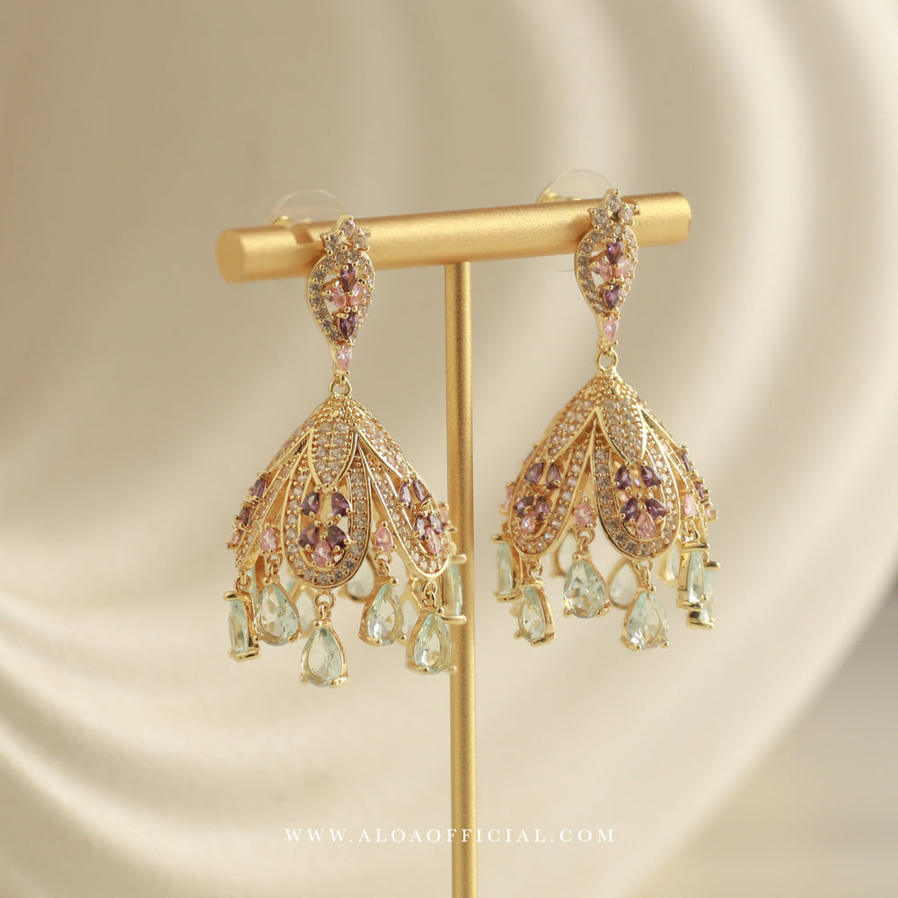 Pastel Garden Jhumkas