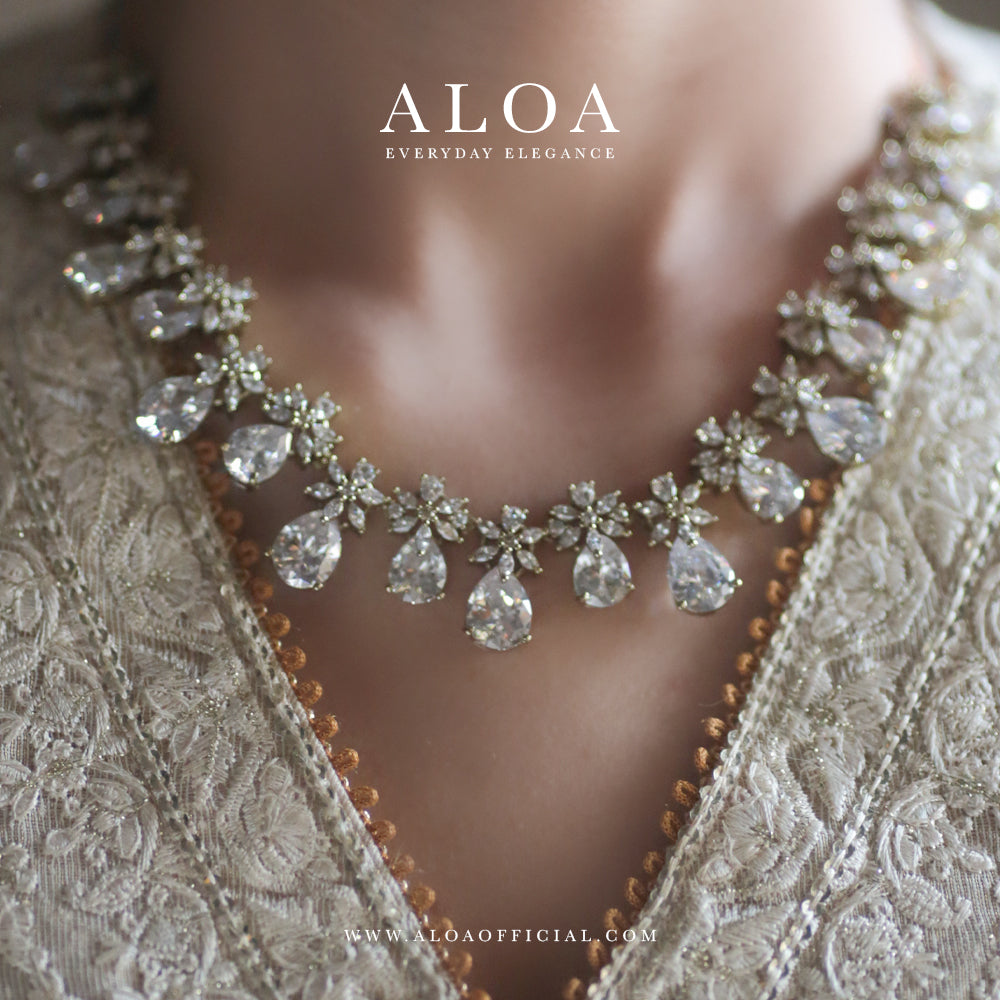 Crystal Drop Necklace