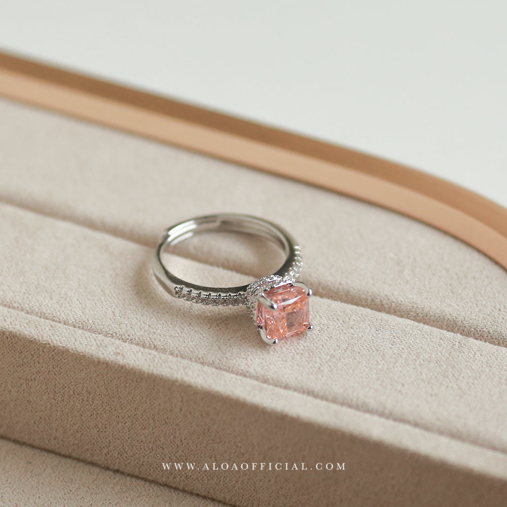 Champagne Whisper Adjustable Ring