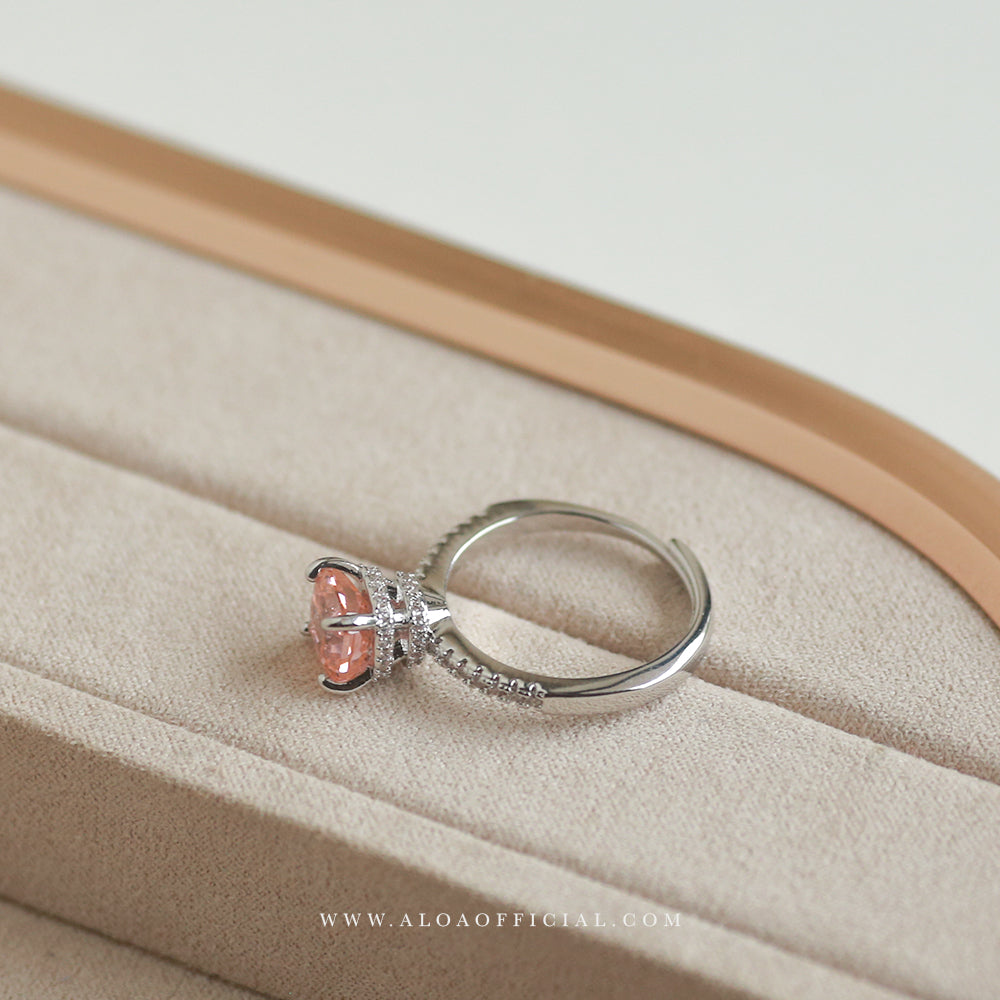 Champagne Whisper Adjustable Ring