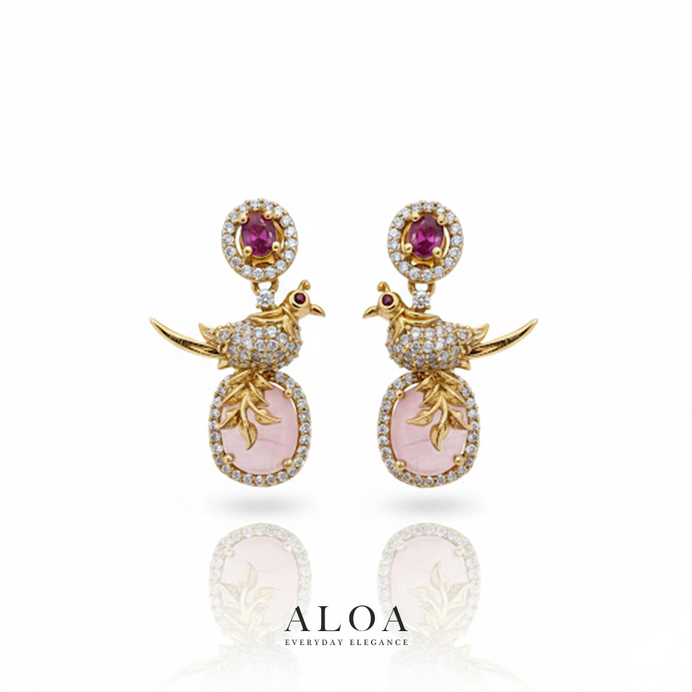 Golden Aviary Necklace Set