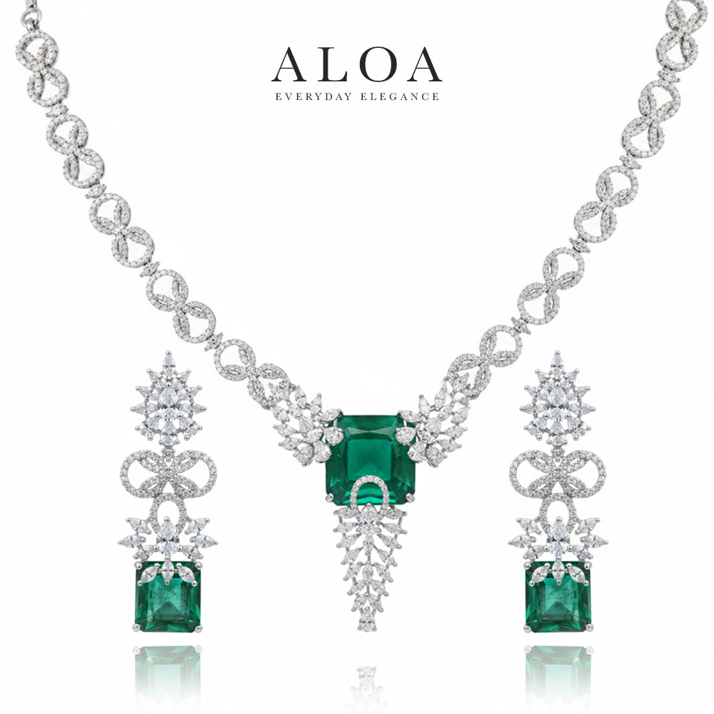 Eternal Bloom Emerald Set