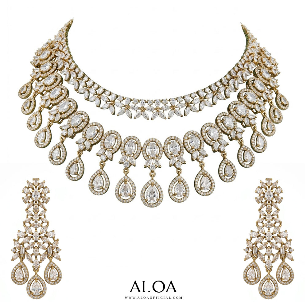 Multi Layer Necklace Set