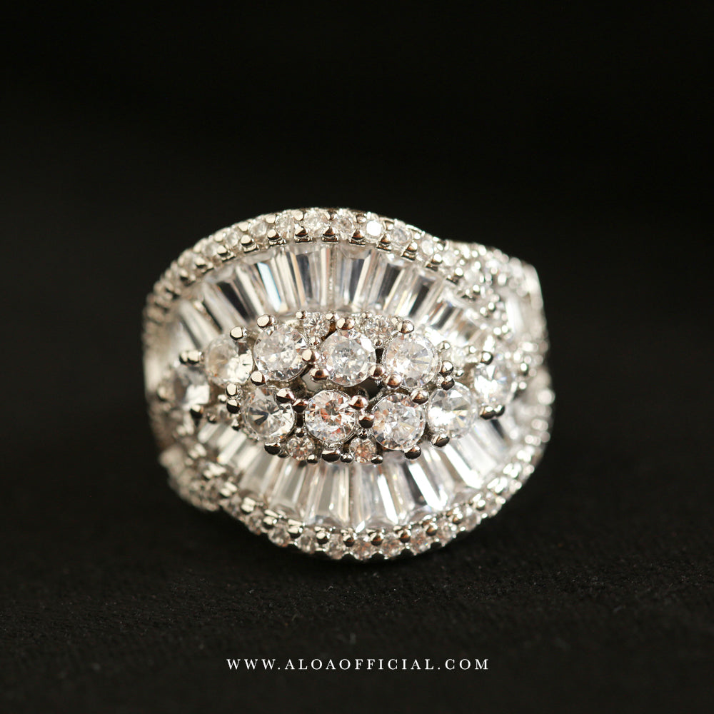 Classic CZ Adjustable Ring