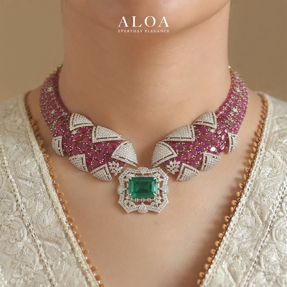 Fuchsia & Emerald Grandeur Set