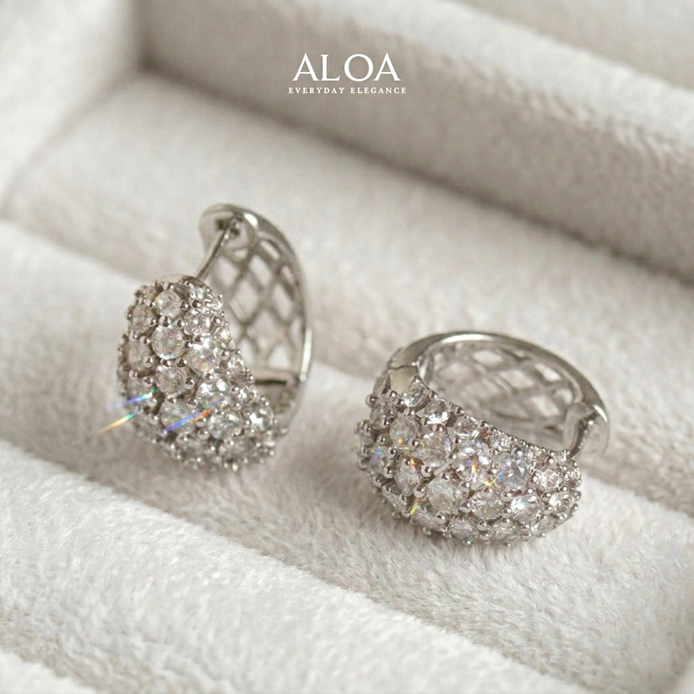 Crystal Dome Hoops