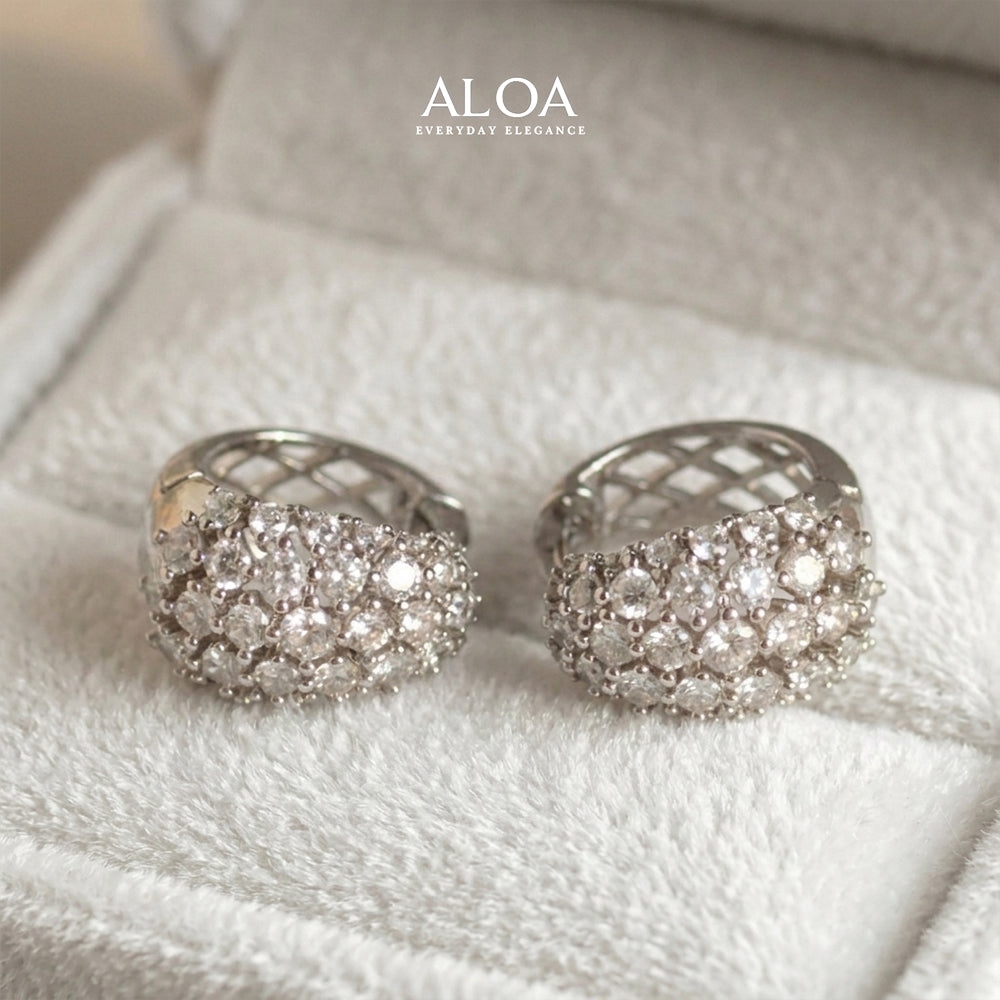 Crystal Dome Hoops
