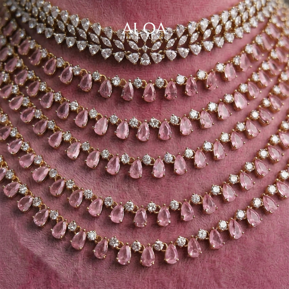 The Pink Layered Necklace