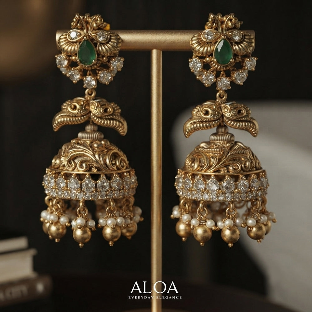 Heritage Jhumka Earrings