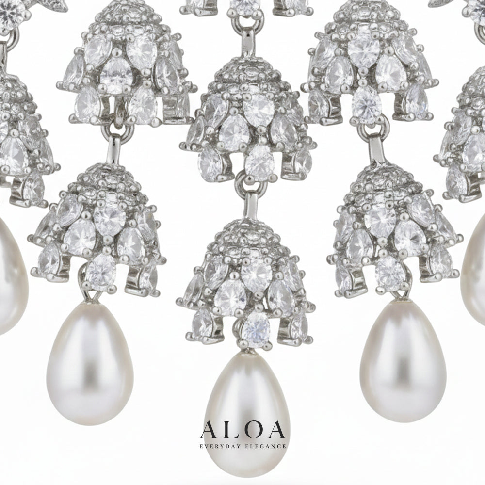 Royal Jhumka Chandelier Earrings