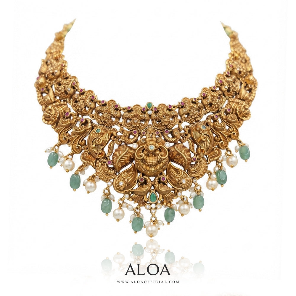 Antique Gold Necklace Set