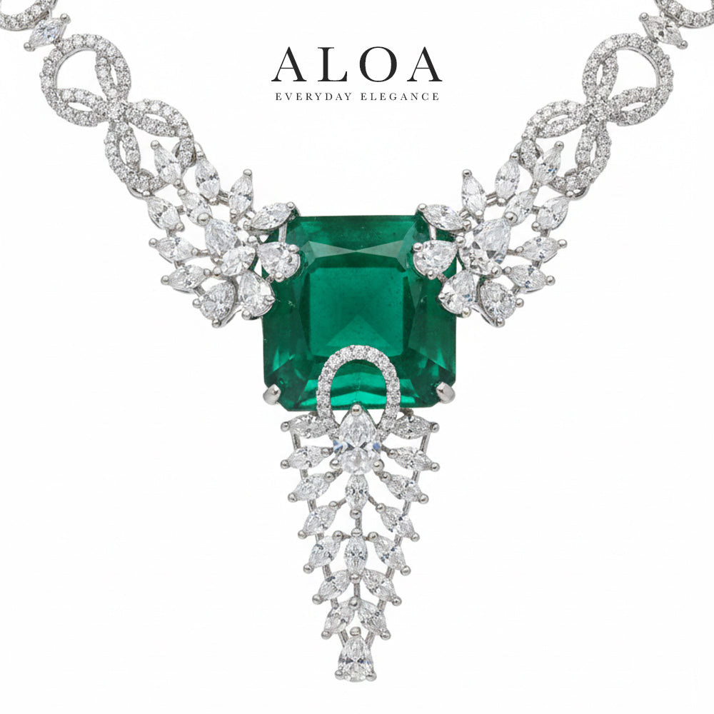 Eternal Bloom Emerald Set