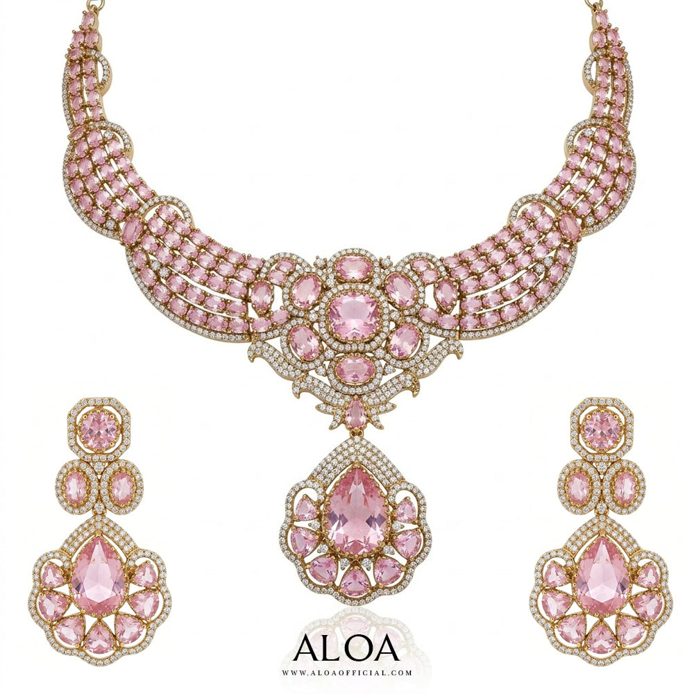Blush Pink CZ Set
