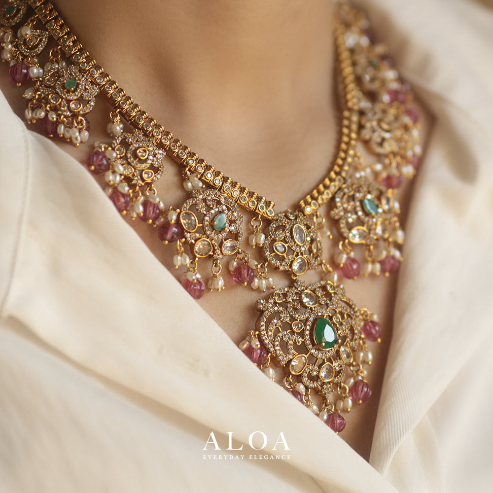 Imperial Verdant & Rose Gala Set