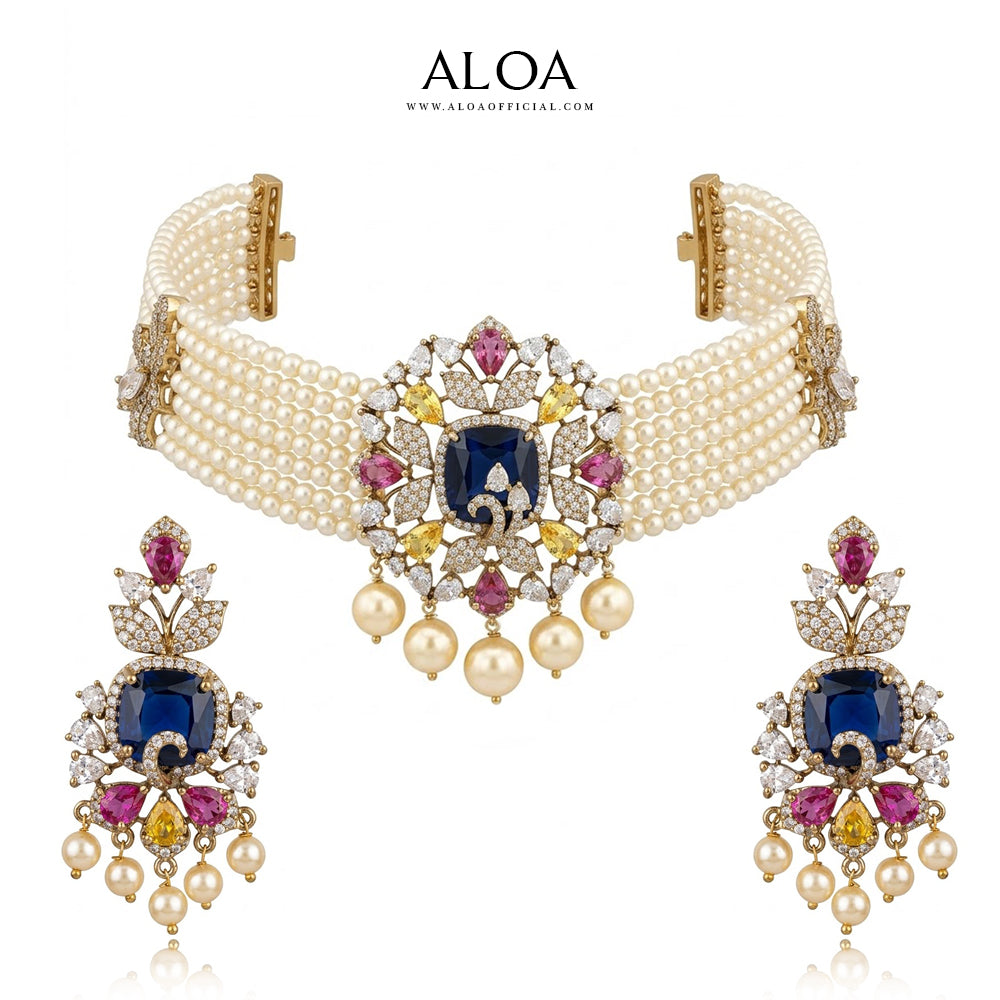 Pearl Choker Set