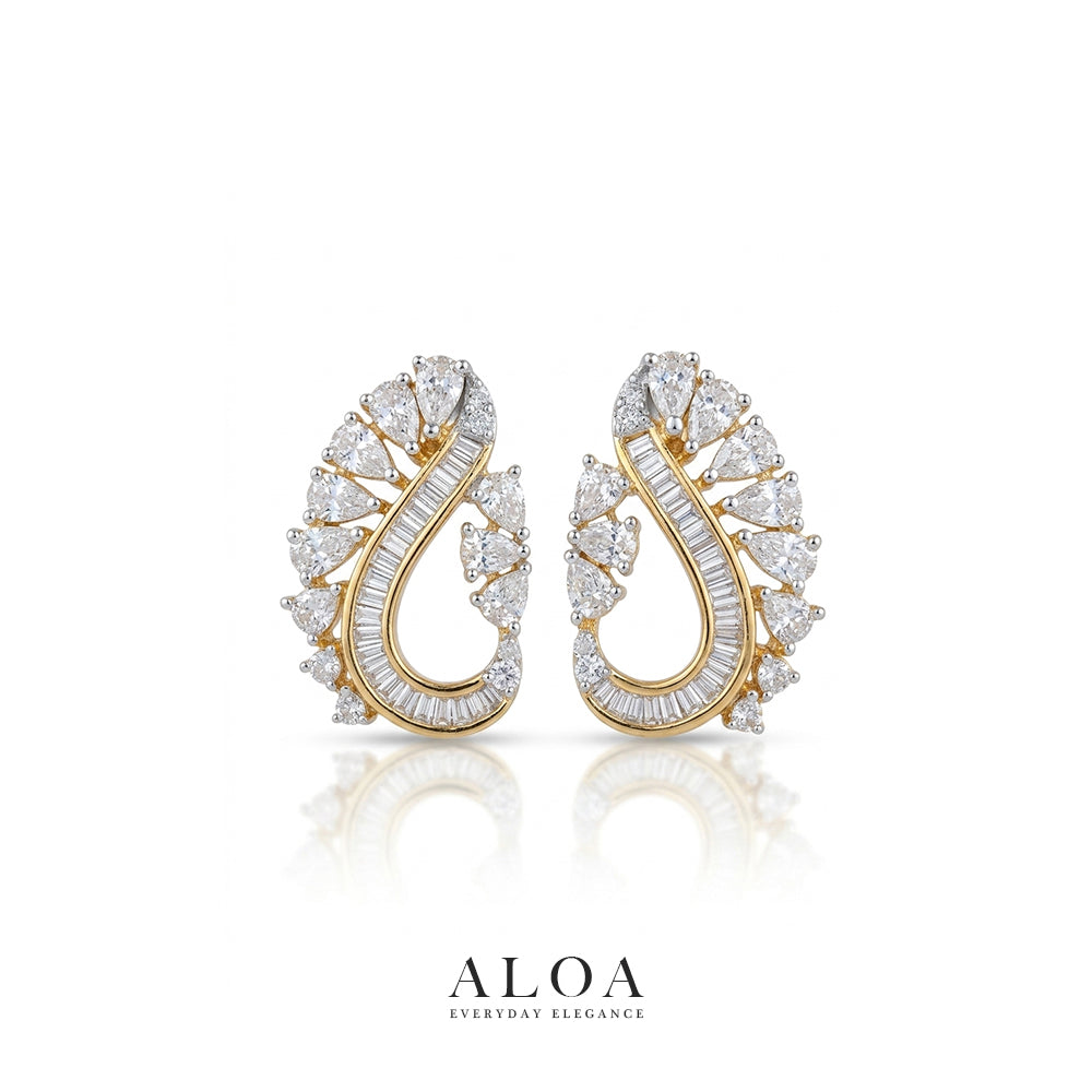 Swirl Stud Earrings
