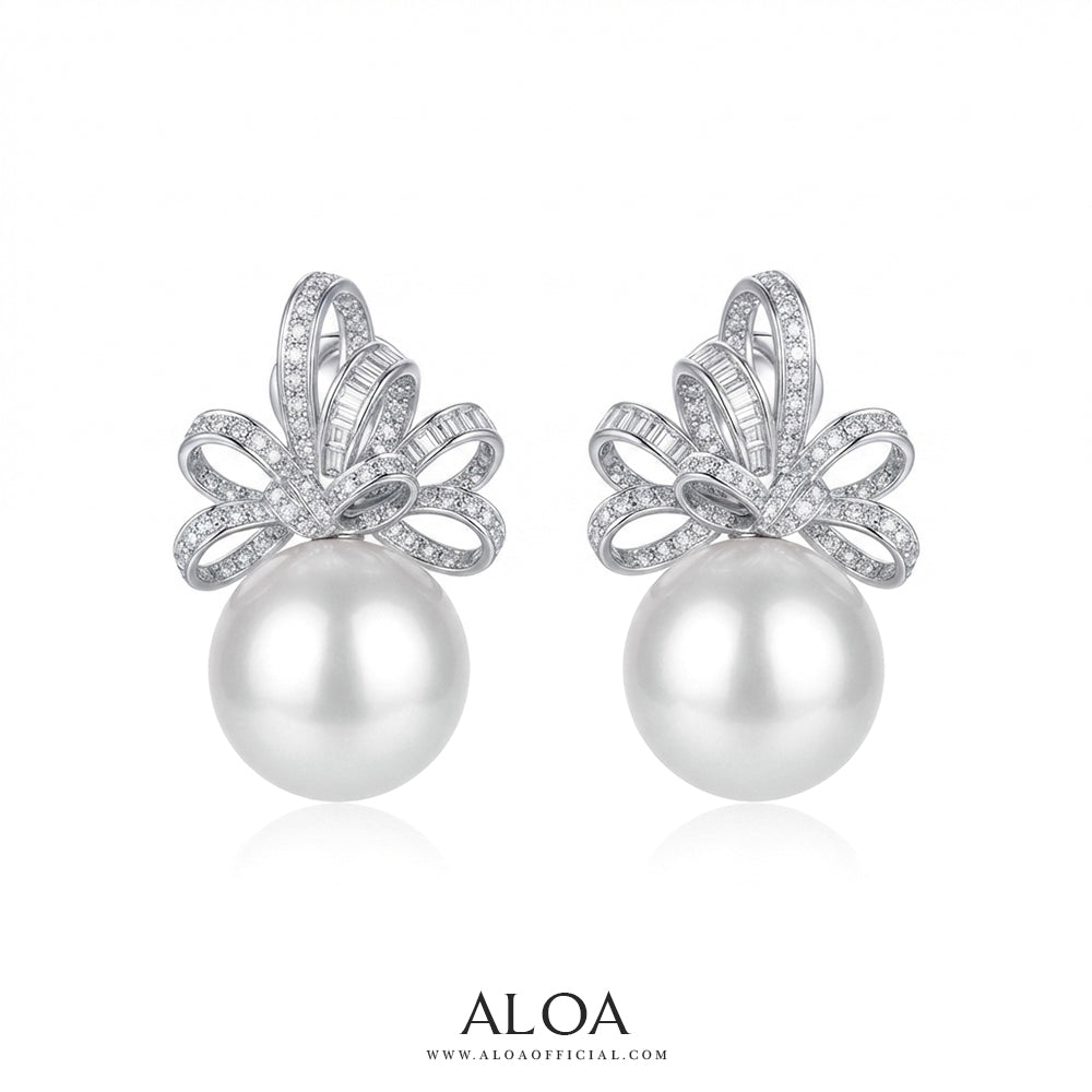 CZ Cluster Earrings