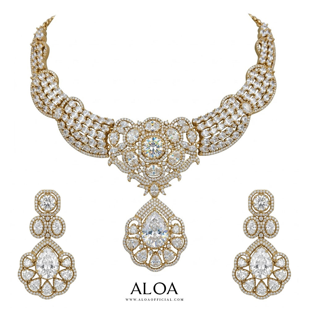 CZ Necklace Set