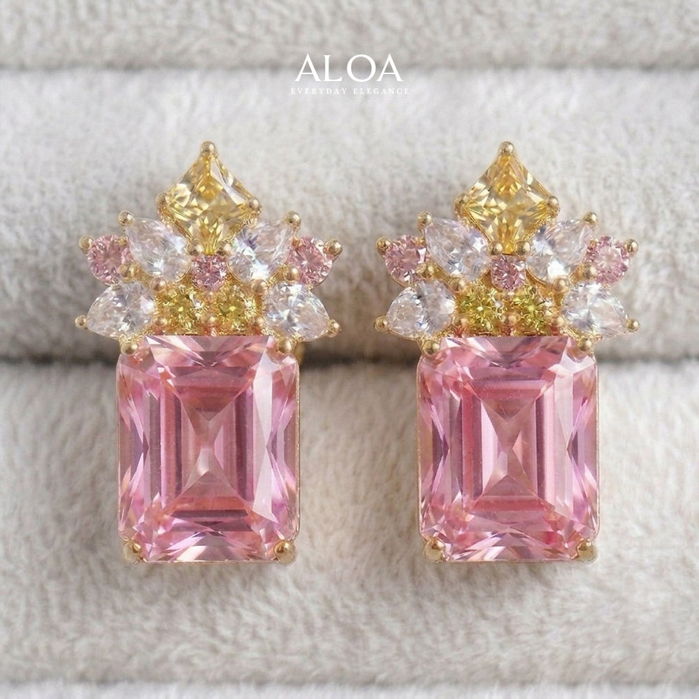 The Pink Meridian Earrings