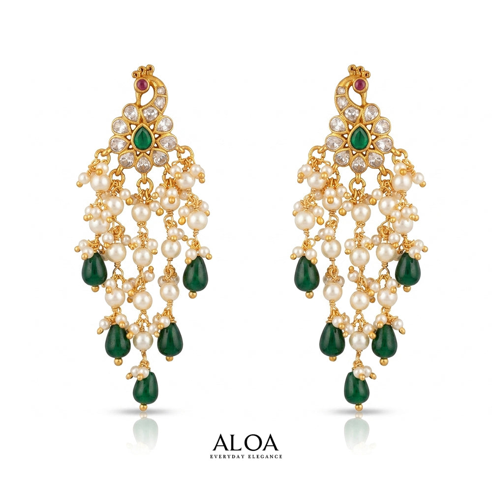 Peacock Pearl Drops