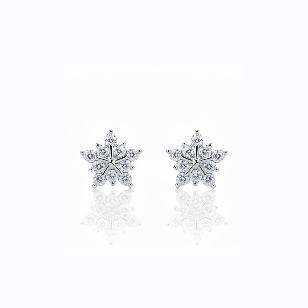 Aloa starry eyed earrings - Silver