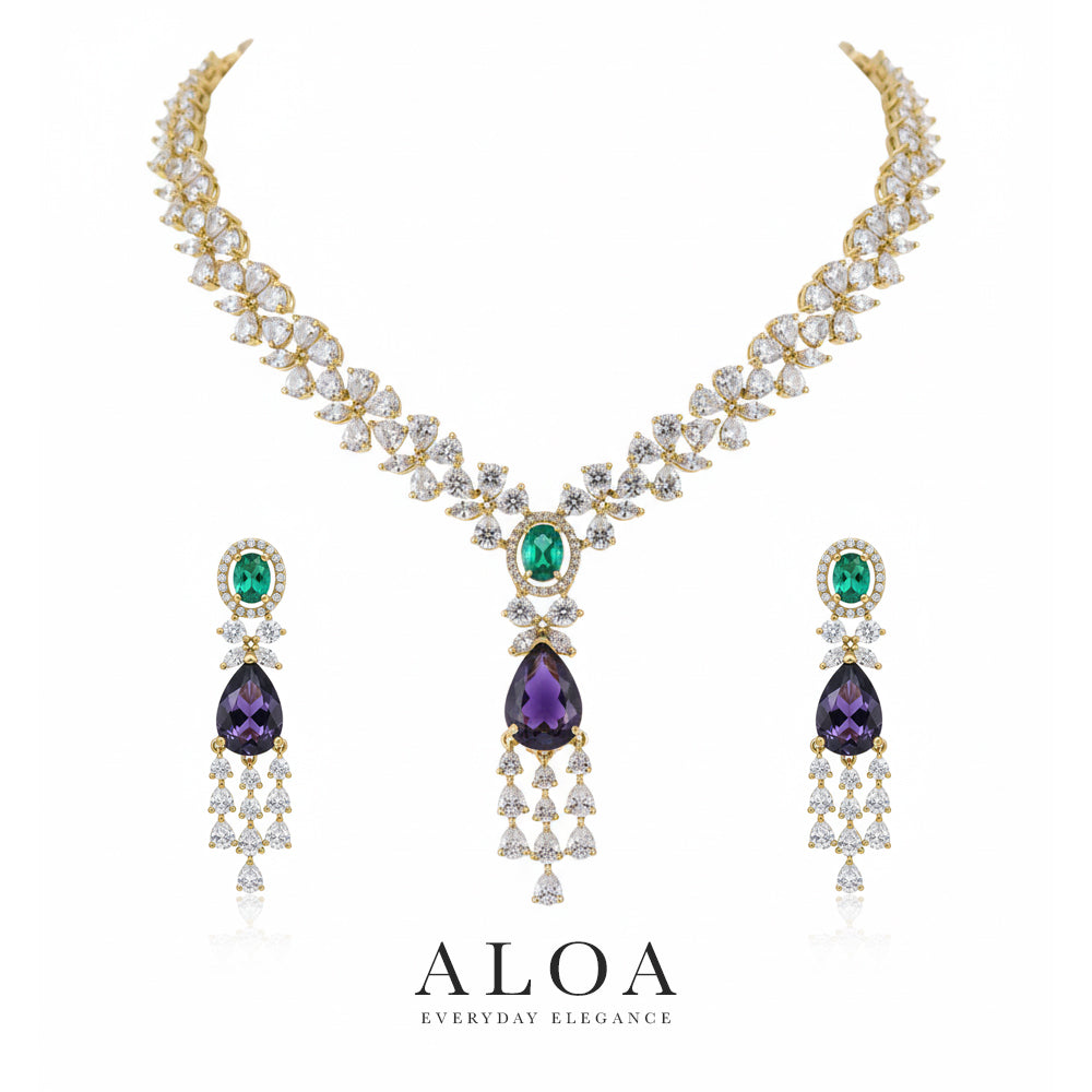 Sovereign Sparkle Neckalce Set