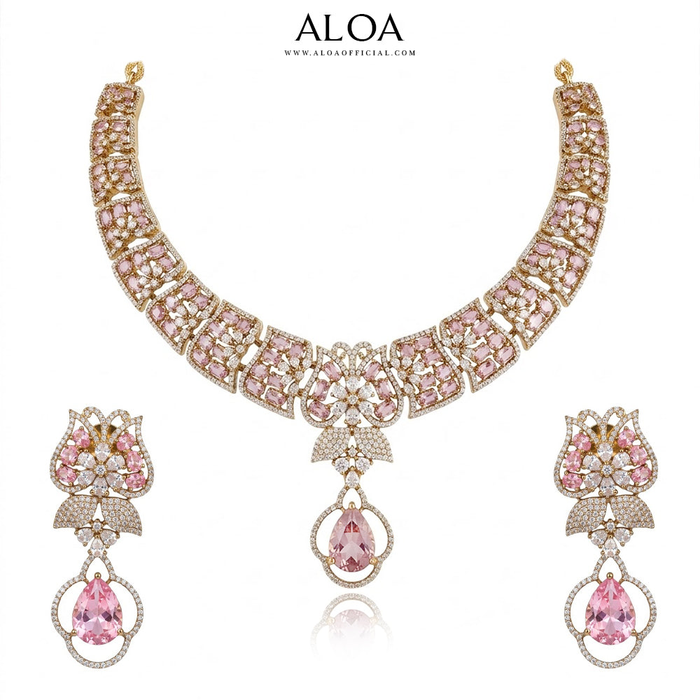 Blush Pink Necklace Set