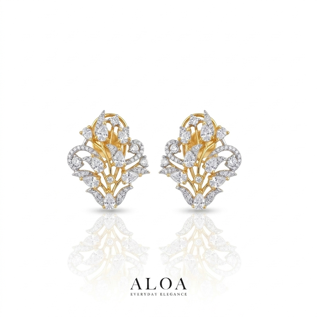 Ethereal Floral Studs