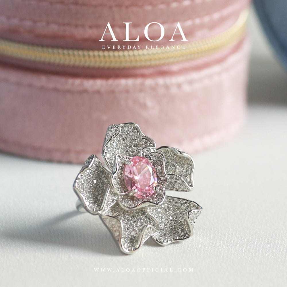 Blossom Pink Flower Ring