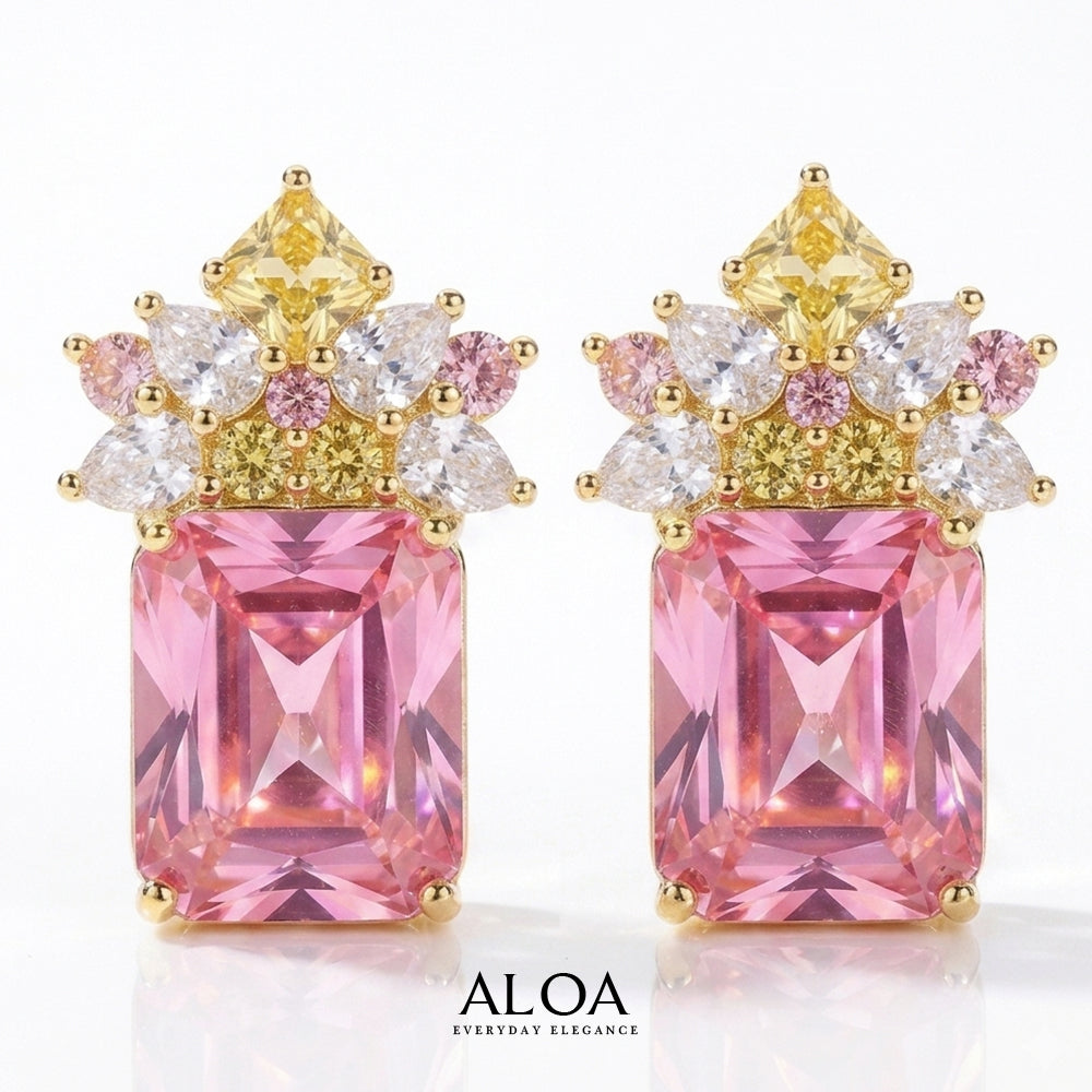 The Pink Meridian Earrings