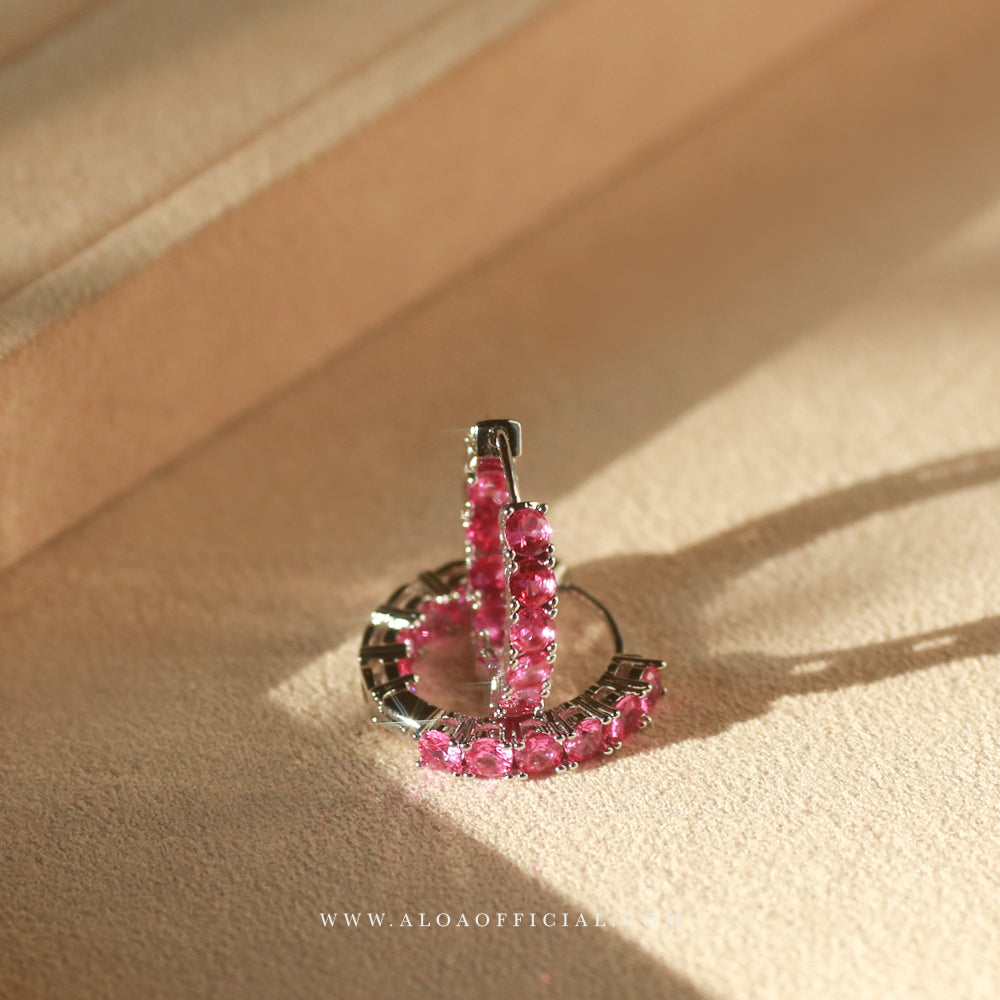 Crimson Kiss Hoops