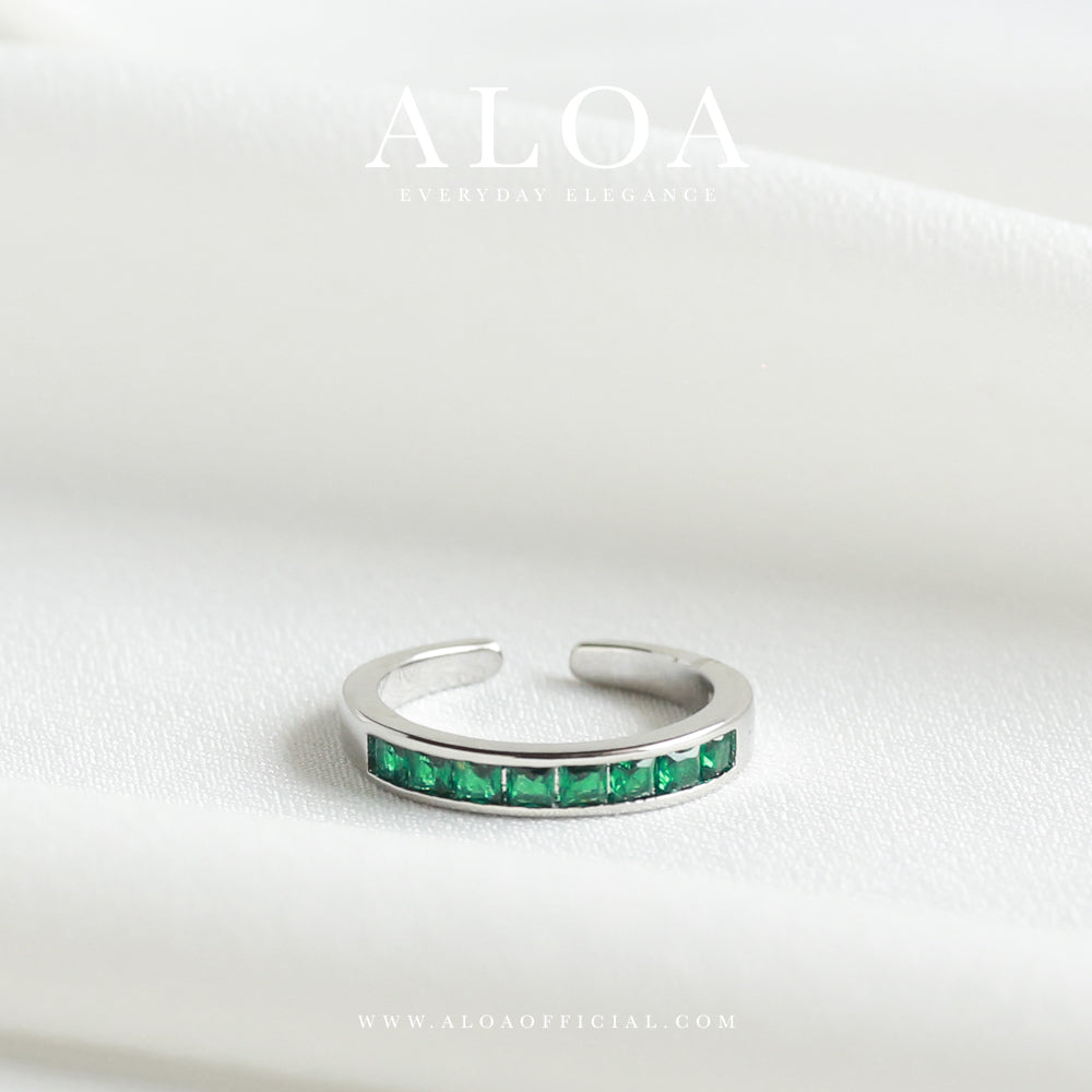 Ring band in Green