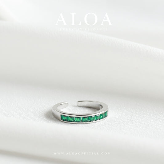 Ring band in Green