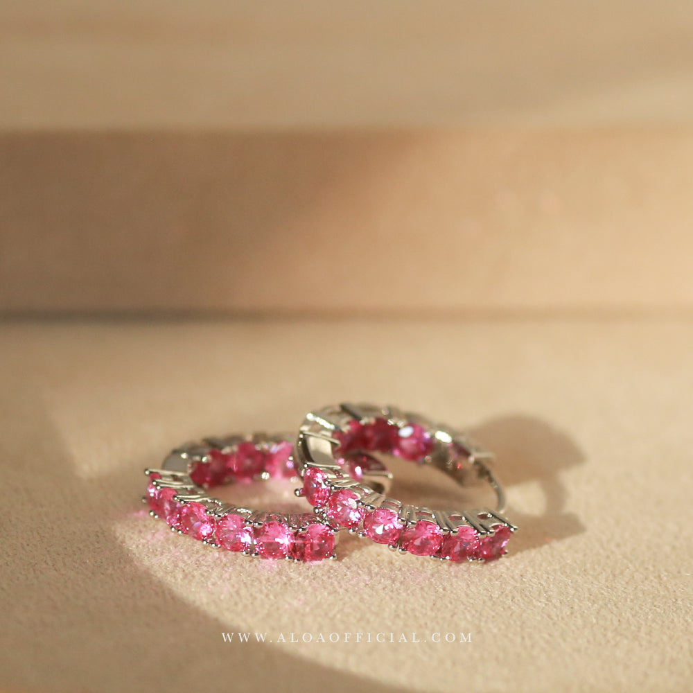 Crimson Kiss Hoops