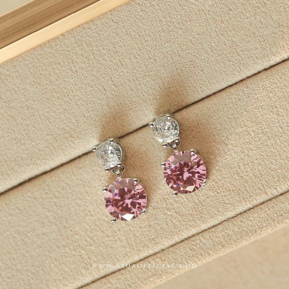 Blush Drop Earrings