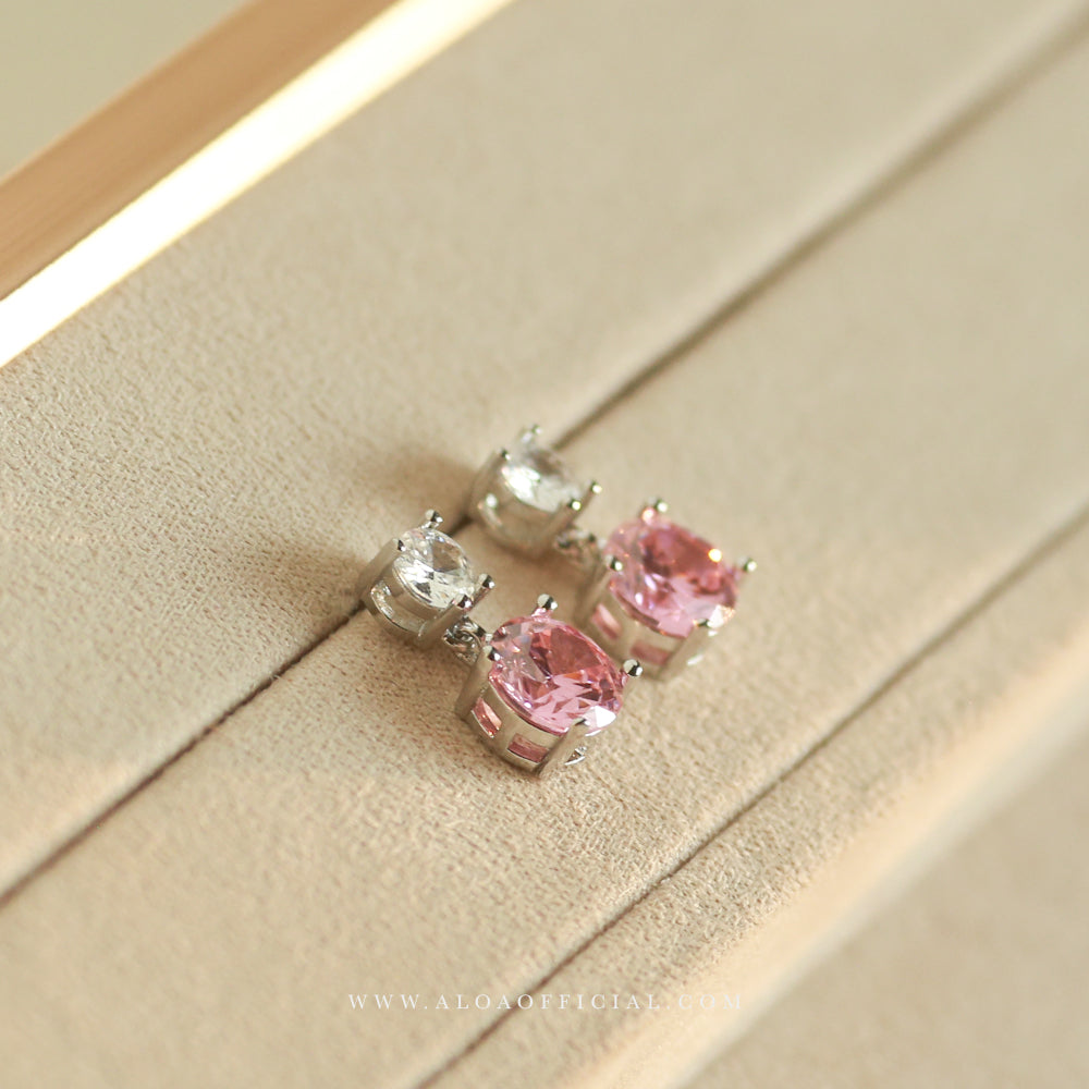 Blush Drop Earrings