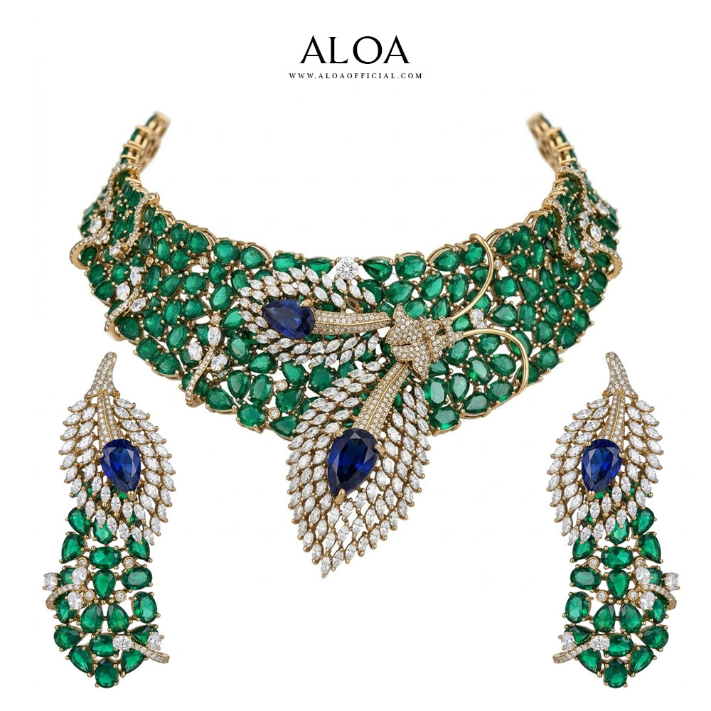 Emerald Crystal Collar