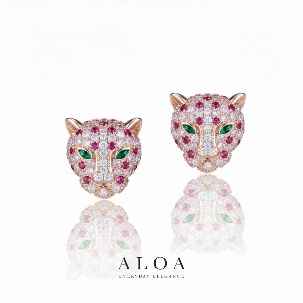 Royal Panther Pavé Studs