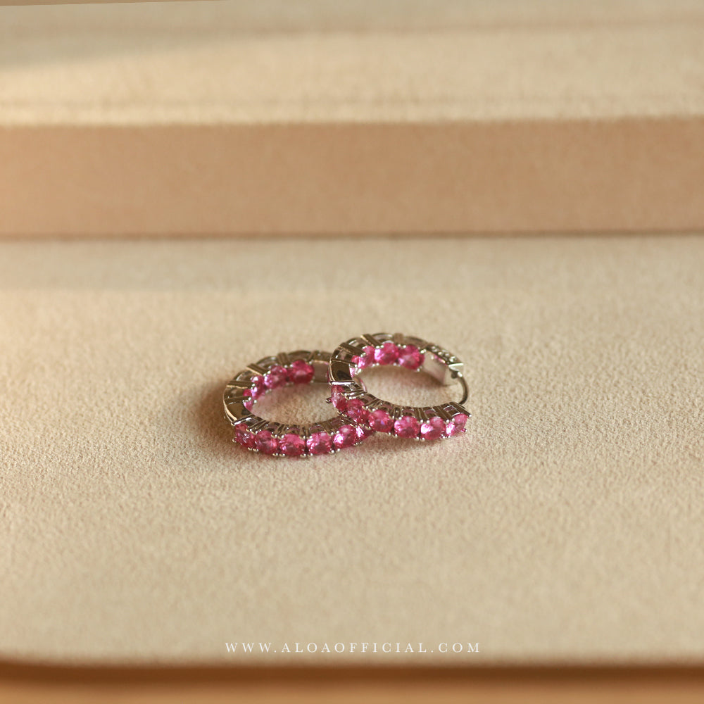 Crimson Kiss Hoops