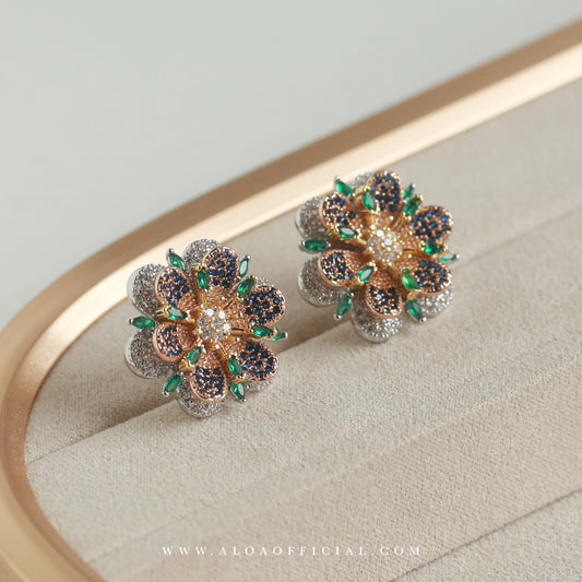 Sparkle in Full Bloom | CZ Earring