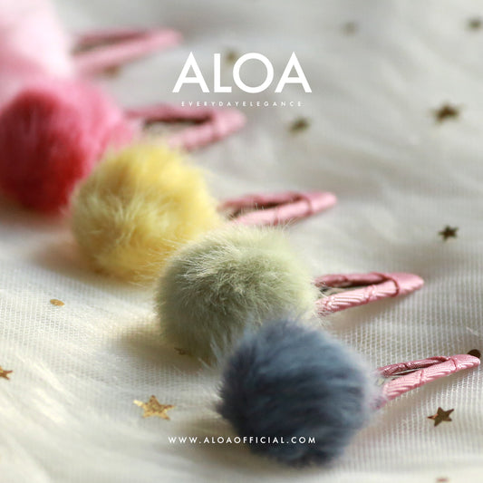 Fluffy hair pins | Pack of 5