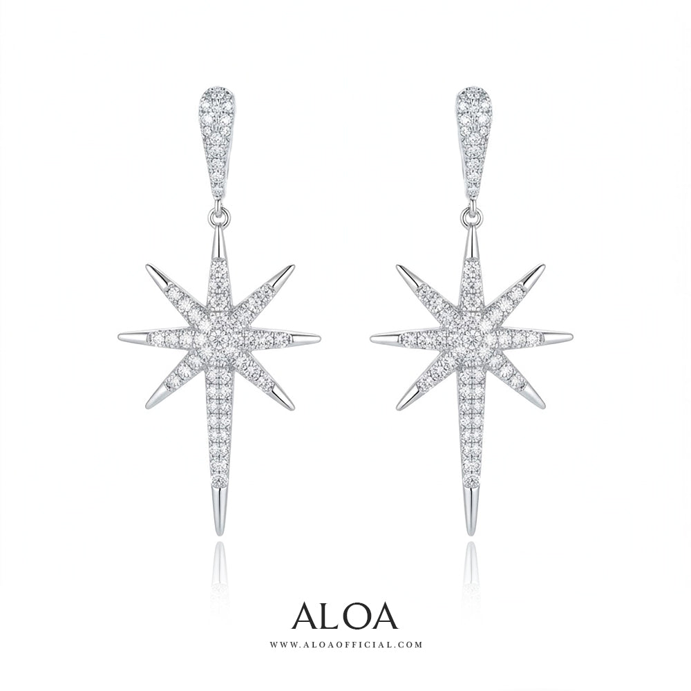 Star Drop Earrings