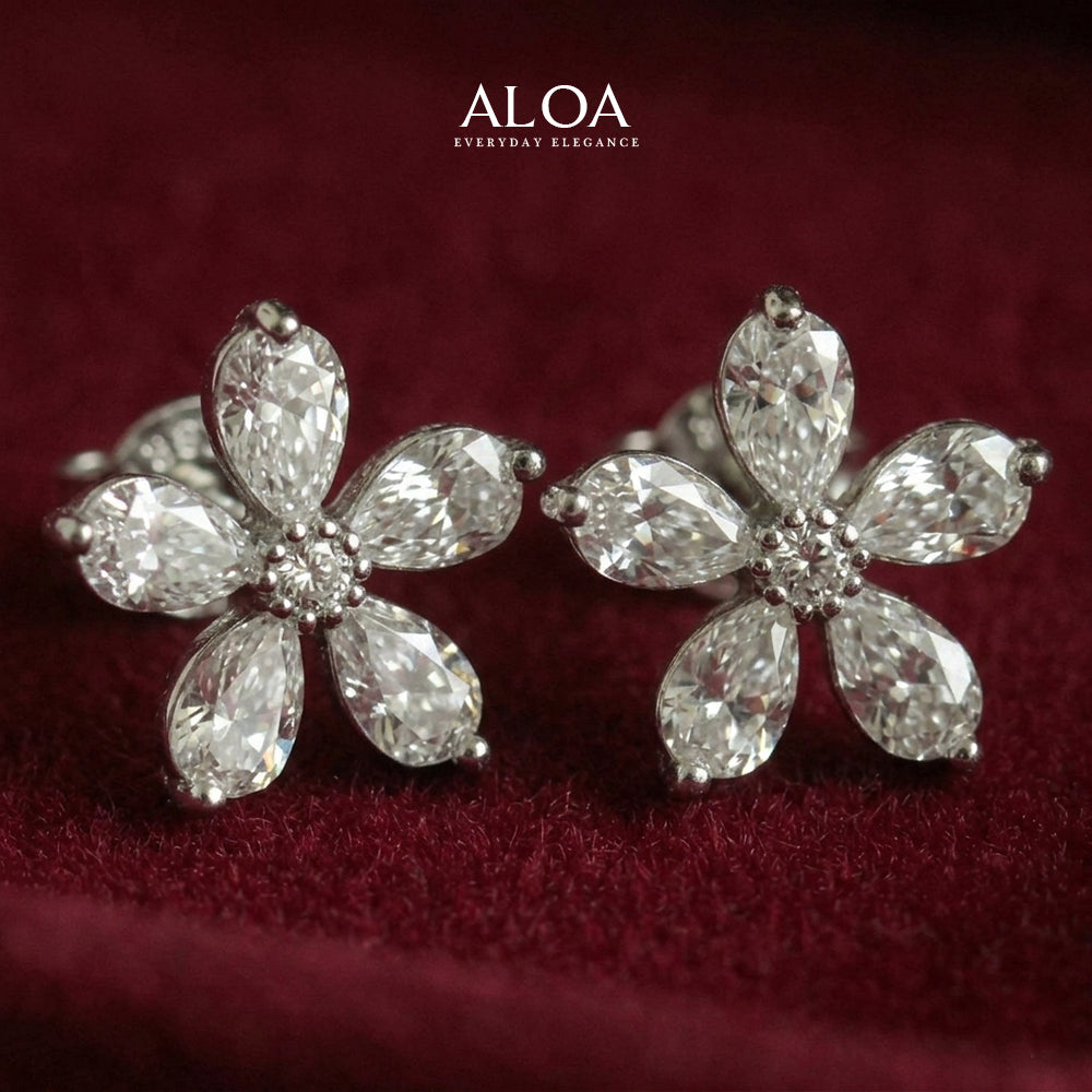 Jasmine Flower Studs