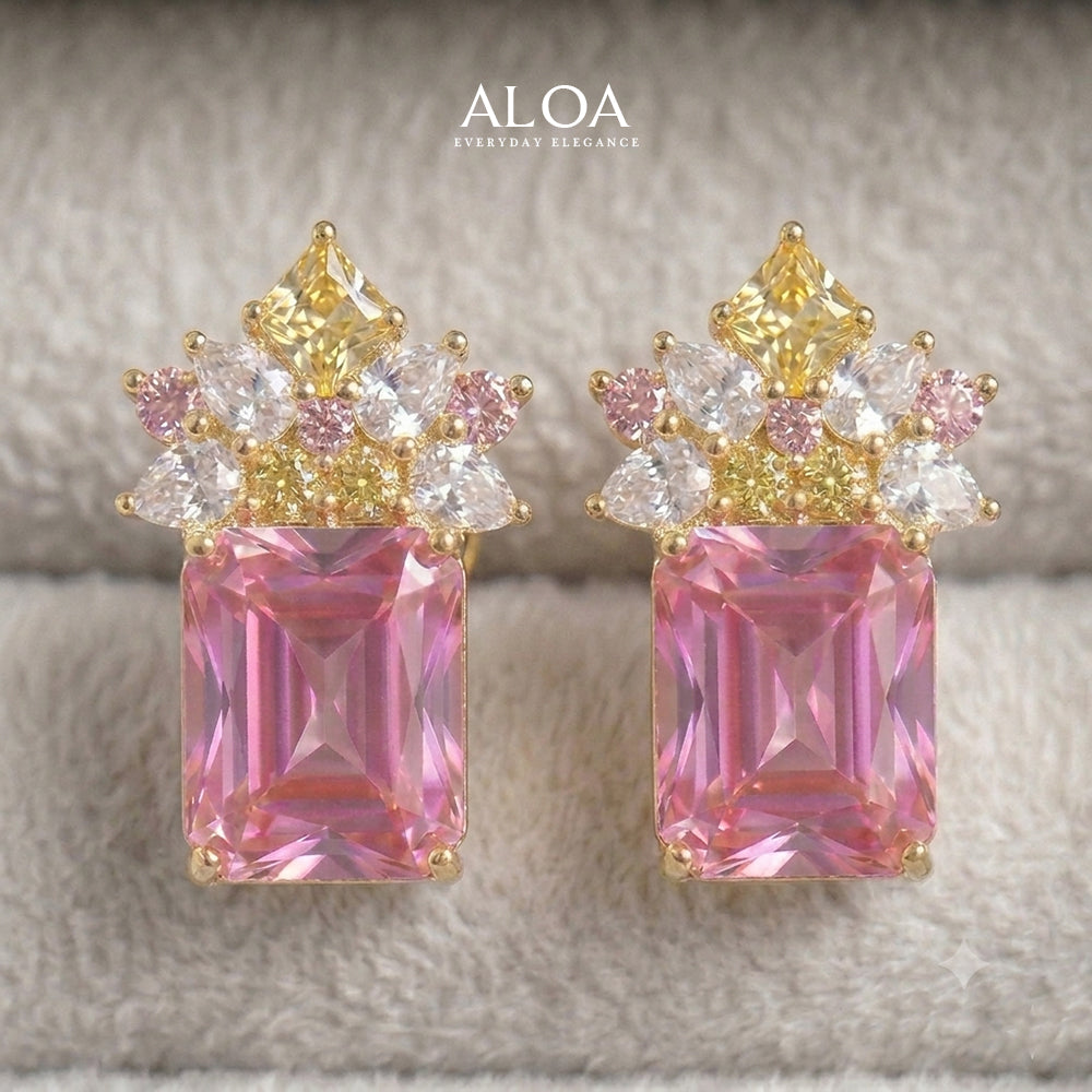 The Pink Meridian Earrings
