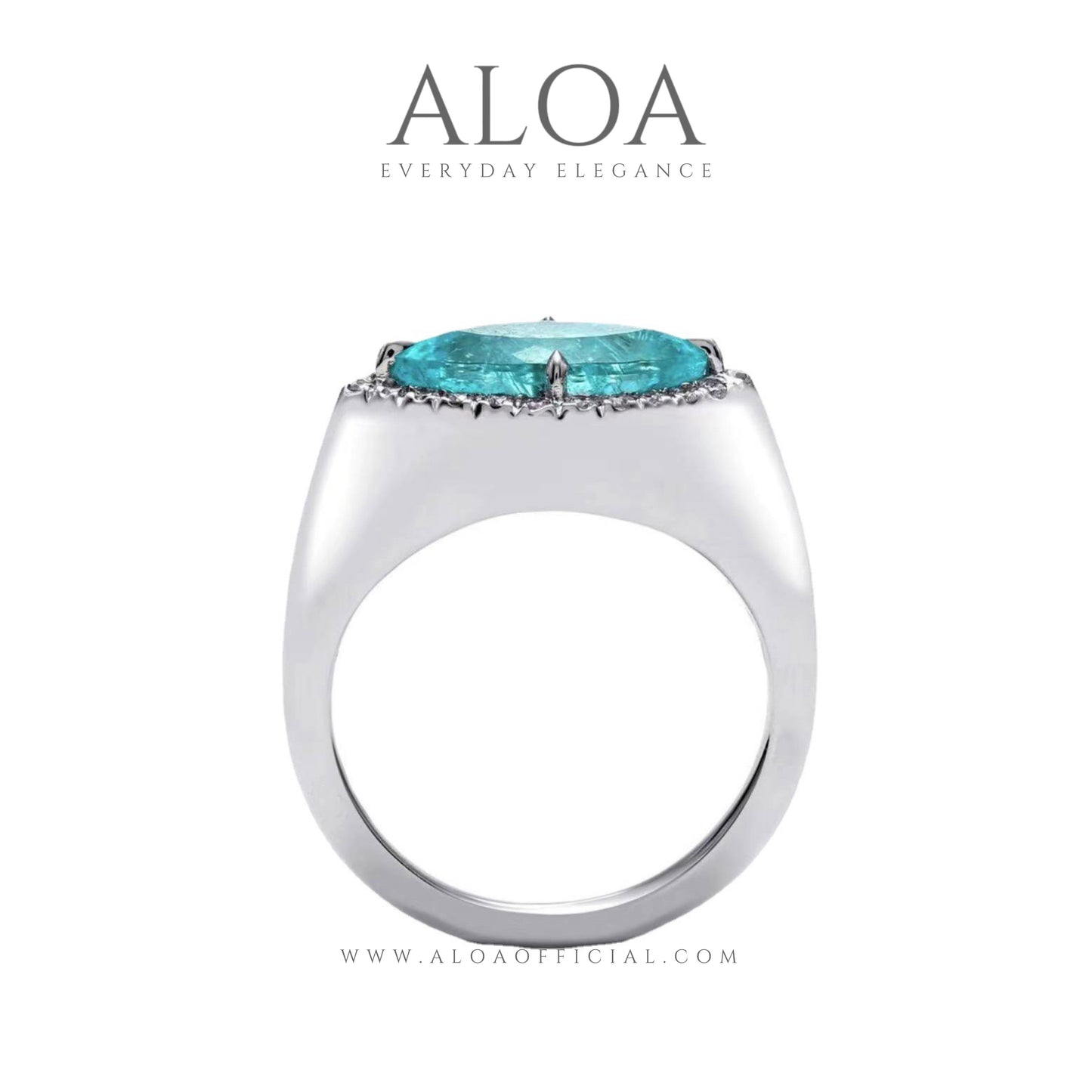 Aqua Aura Ring